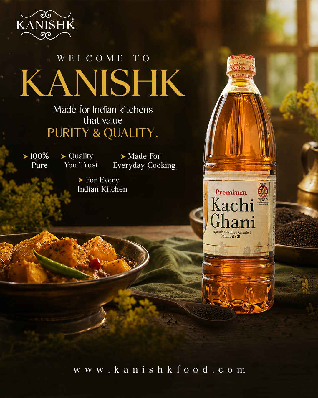 Kanishk Oil Brand Storytelling System – slide 1